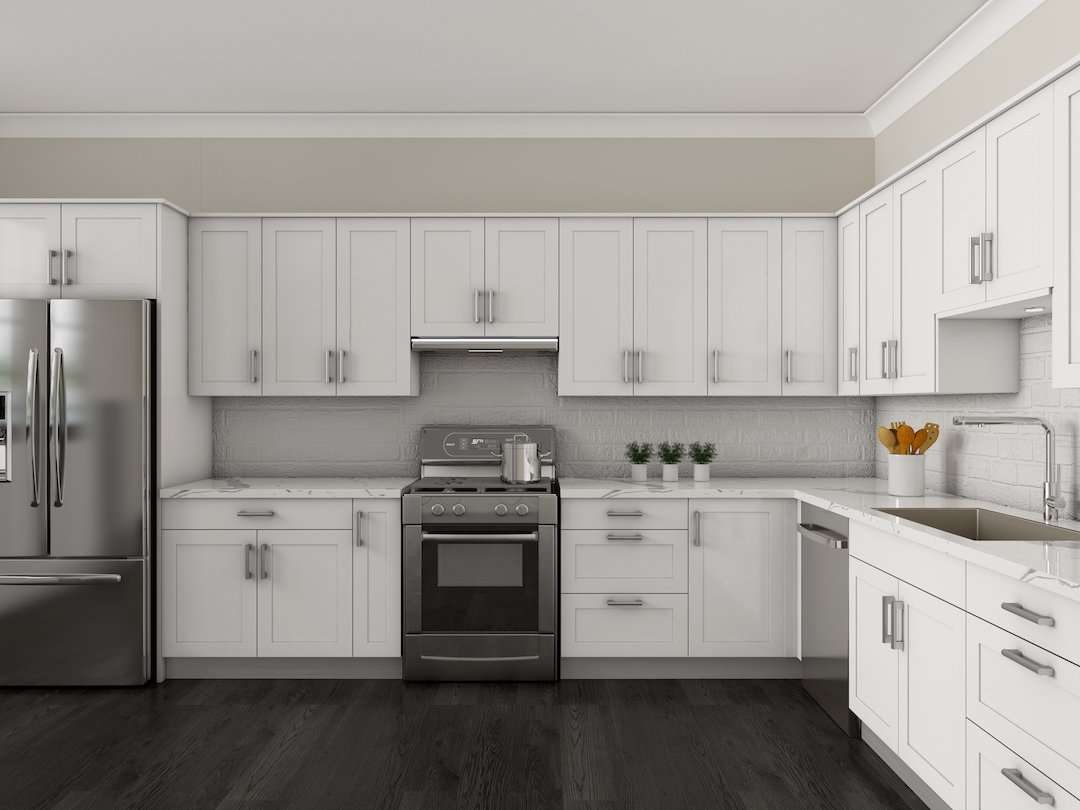 White Shaker Kitchen