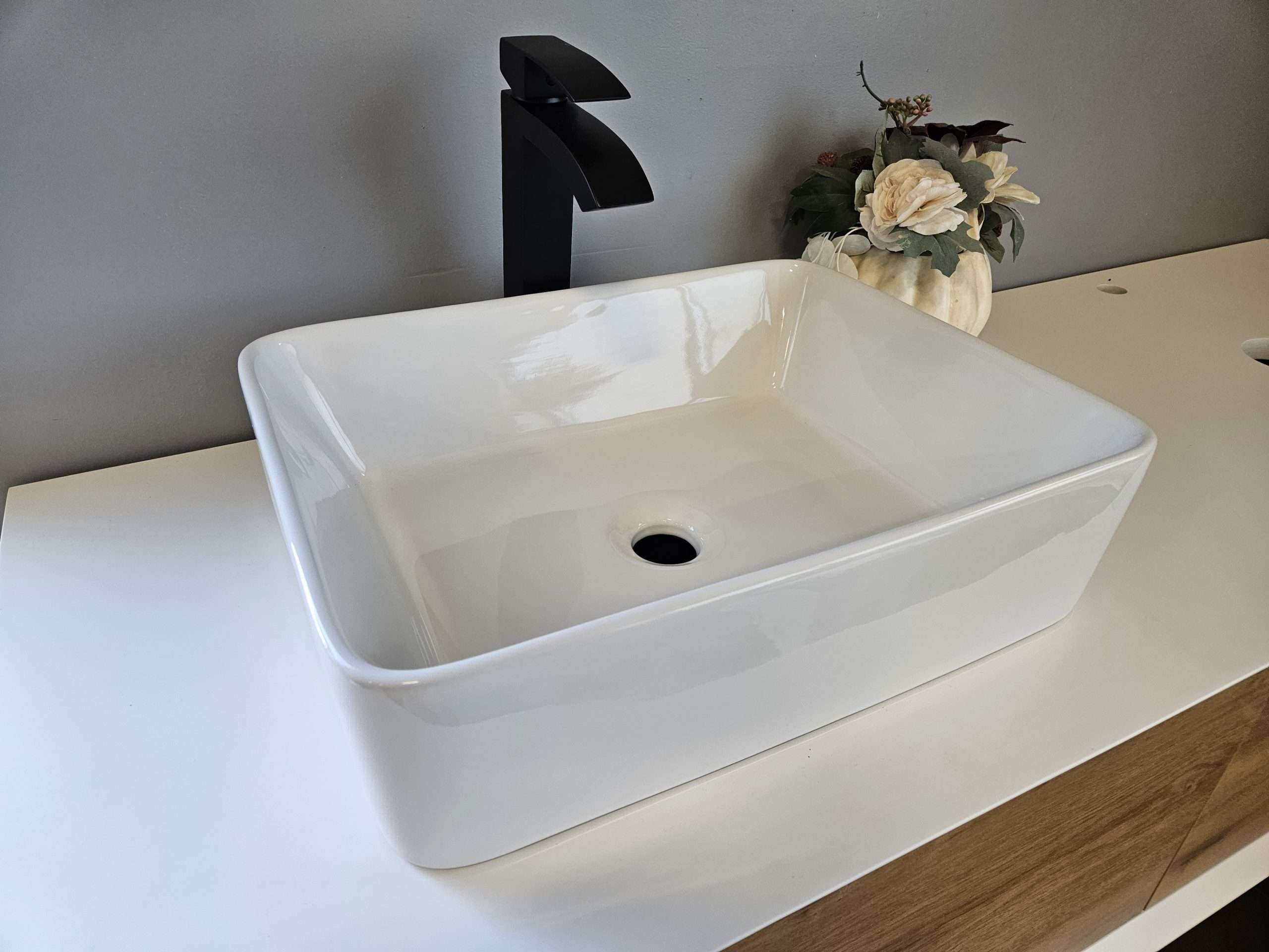 Wholesale Bathroom Remodel Top Mounted Vessel Sink rect
