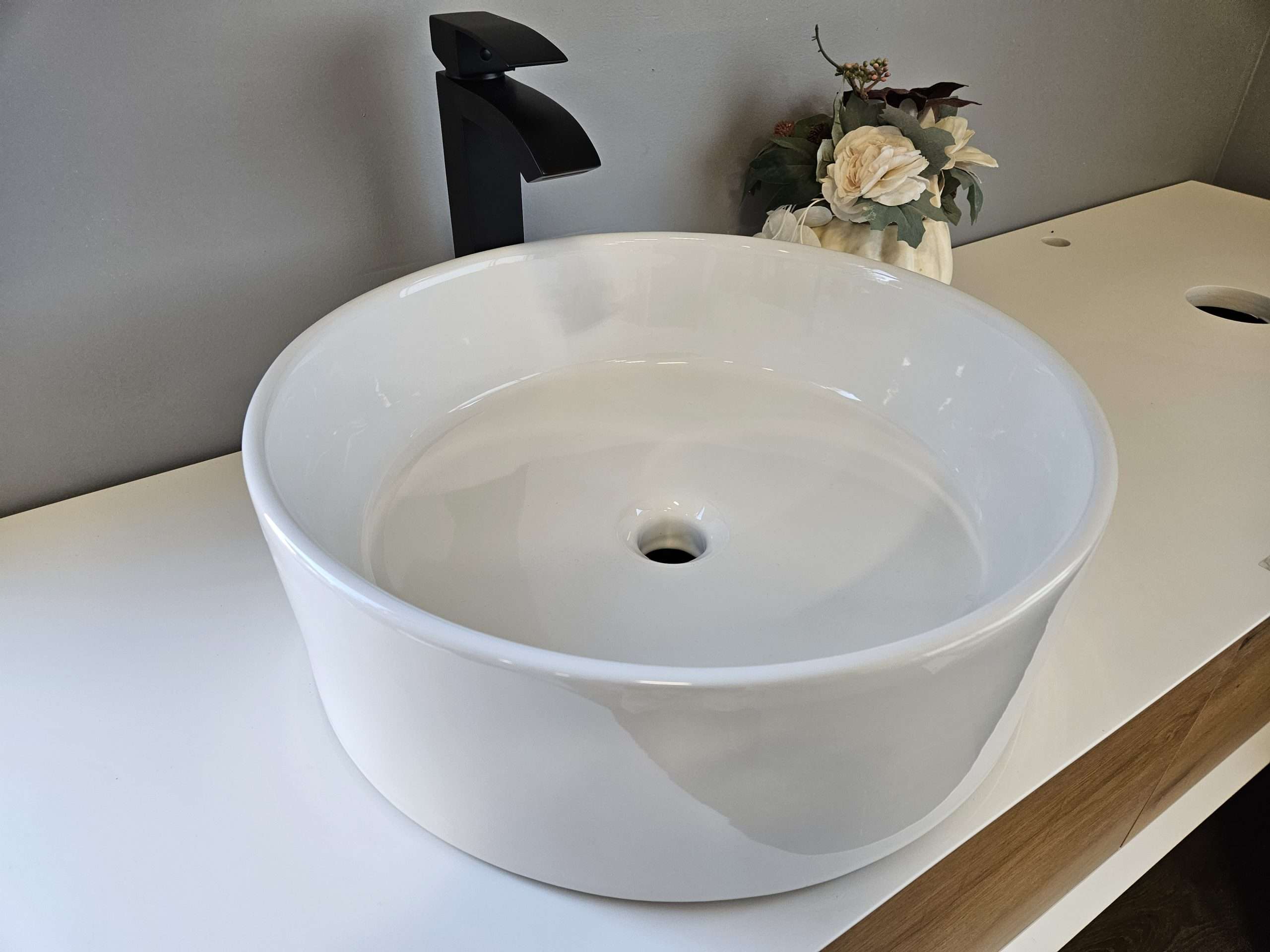 Wholesale Bathroom Remodel Top Mounted Vessel Sink round