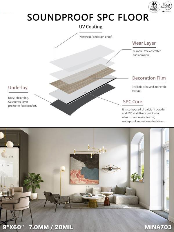 Flooring MINA703 Soundproof