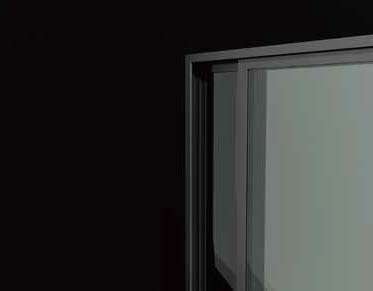 ONYX Matte Black Vinyl Imitate Metal Doors