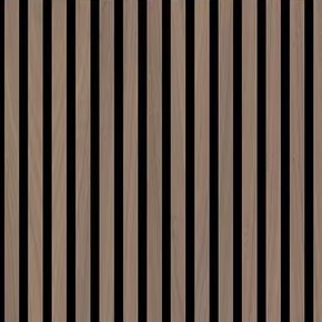 Acoustic Wall Panel Walnut Natural Wood